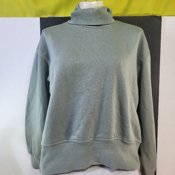 Zara Cozy Green Turtleneck Sweater - Picture 2 of 7